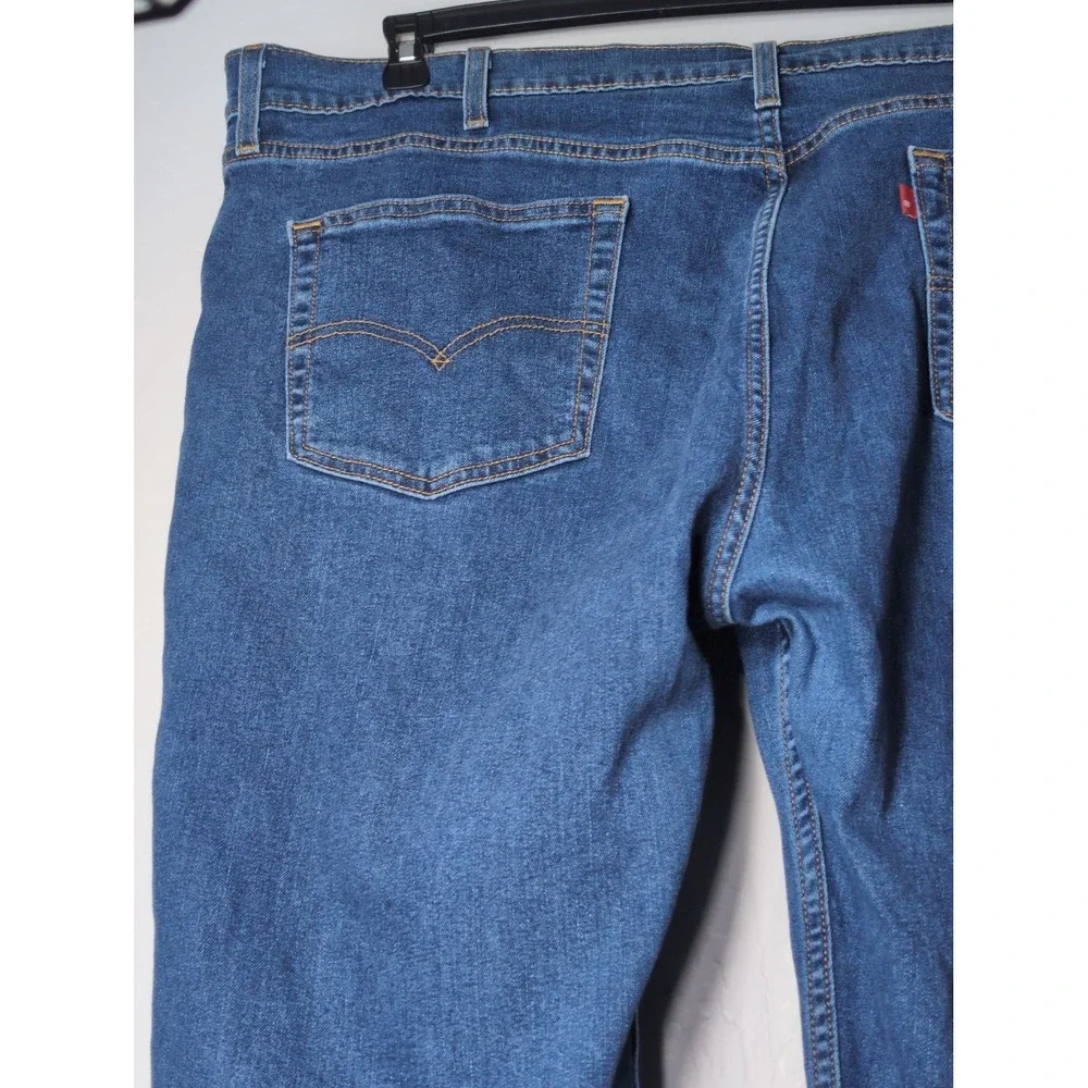 Levi's 514 Men's 42 X 30 Dark Stretch Western Jeans Cowboy Straight Stretch